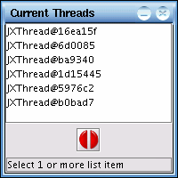 Threads manager screenshot.