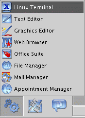 Deskotp menu screenshot